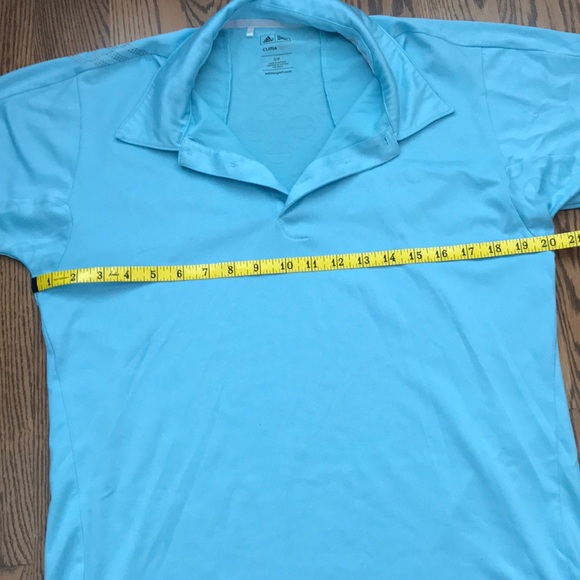 Adidas Men’s Light Blue Golf Polo - Picture 7 of 8